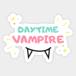 Daytime Vampire Sticker